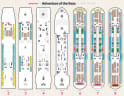 Adventure of the Seas deck plans, all decks on one page