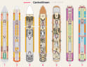 Carnival Dream deck plans, all decks on one page
