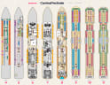 Carnival Festivale deck plans, all decks on one page