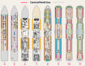 Carnival Mardi Gras deck plans, all decks on one page