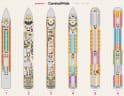 Carnival Pride deck plans, all decks on one page