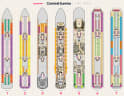 Carnival Sunrise deck plans, all decks on one page