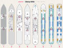 Disney Wish deck plans, all decks on one page