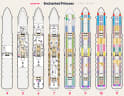 Enchanted Princess deck plans, all decks on one page