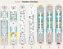 Freedom of the Seas deck plans, all decks on one page
