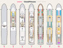 Grand Princess deck plans, all decks on one page