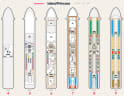 Island Princess deck plans, all decks on one page