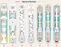 Liberty of the Seas deck plans, all decks on one page