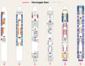 Norwegian Gem deck plans, all decks on one page