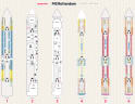 MS Rotterdam deck plans, all decks on one page