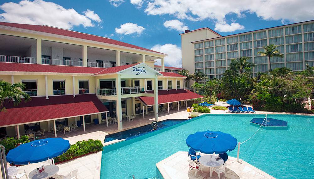 Breezes Resort Nassau Breakfast Property Main Building Pool