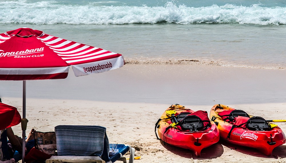 Copacabana Beach Club With Lunch Beach Kayaks