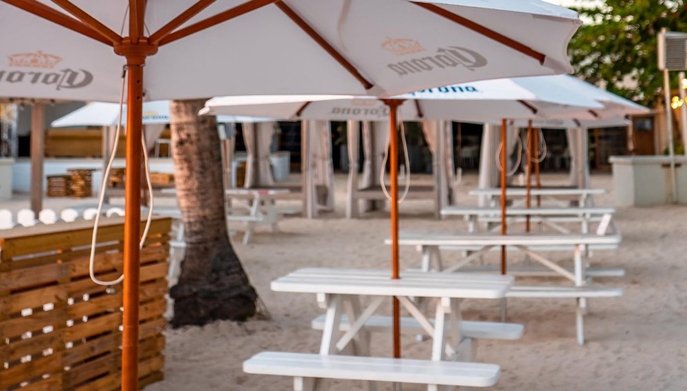 Copacabana Beach Club With Lunch Tables 2