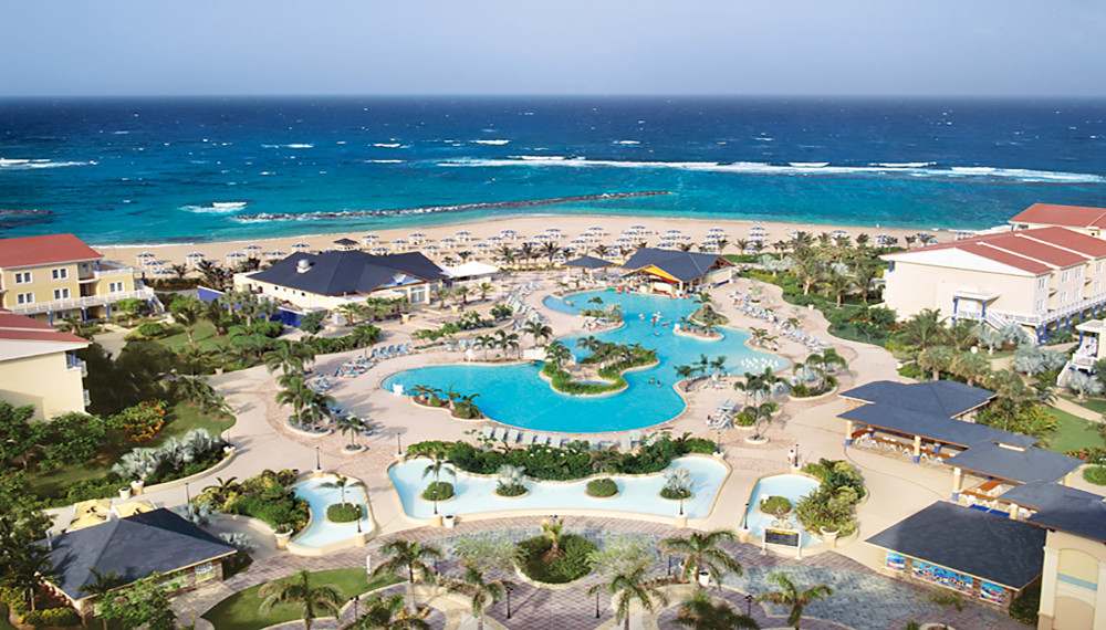 Marriott Resort Royal Beach Pool From Roof