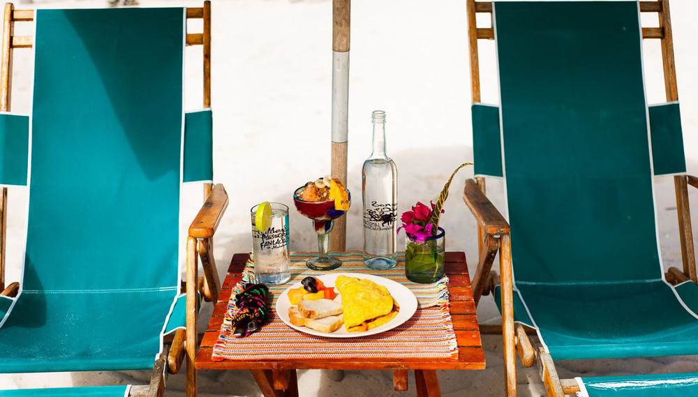 Nacional Beach Club Costa Maya Beach Chairs