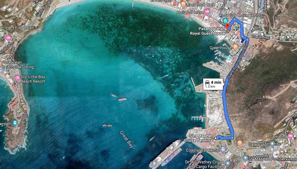 Pasanggrahan Hotel Beach Pass Map 2