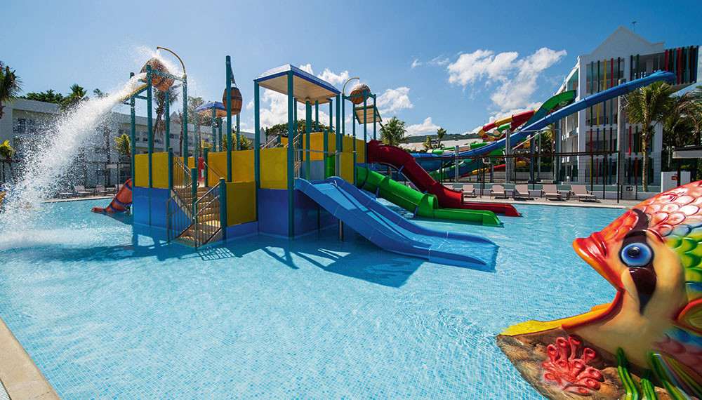 Riu Ocho Rios Hotel Waterpark Childrens Pool With Slides