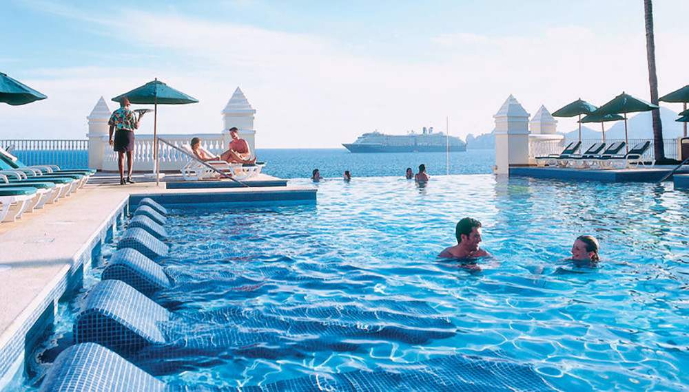 Riu Palace Cabo San Lucas Infinity Pool Riu Palace Cabo San Lucas Day Pass For Cruisers