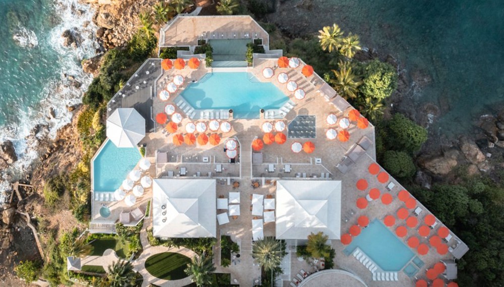 Westin Beach Resort St Thomas Westin Pool Arial 2