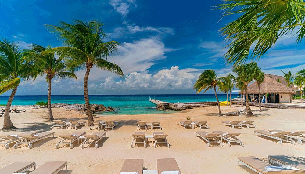 Westin Cozumel Beach Loungers