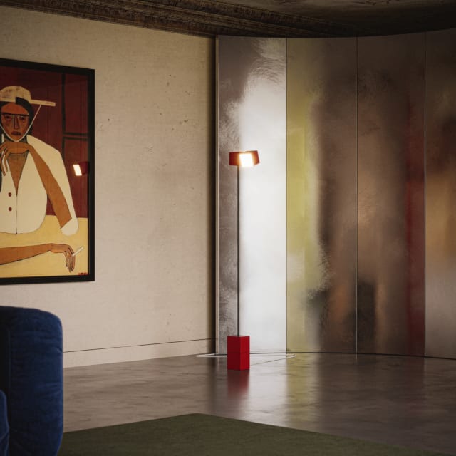 Analog Floor Light by Chris Granneberg