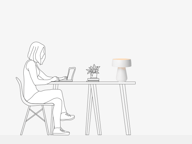 Table Light scale photo