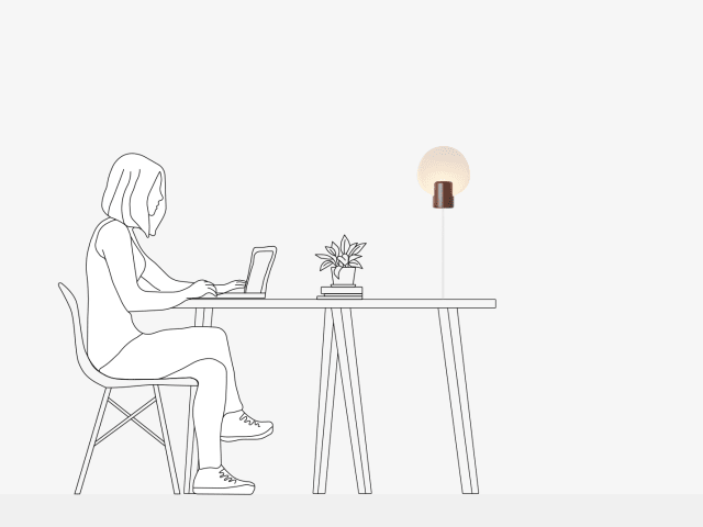Wall Light scale photo