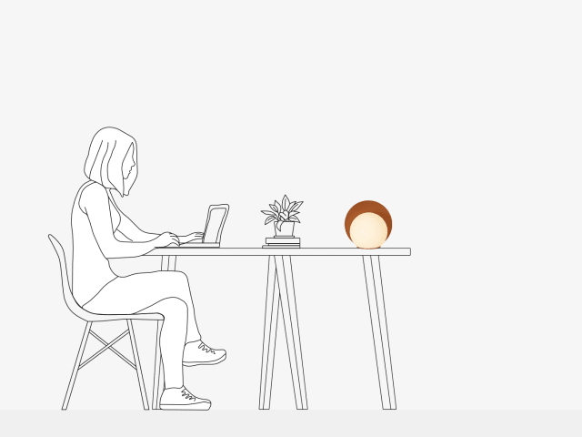Table Light scale photo