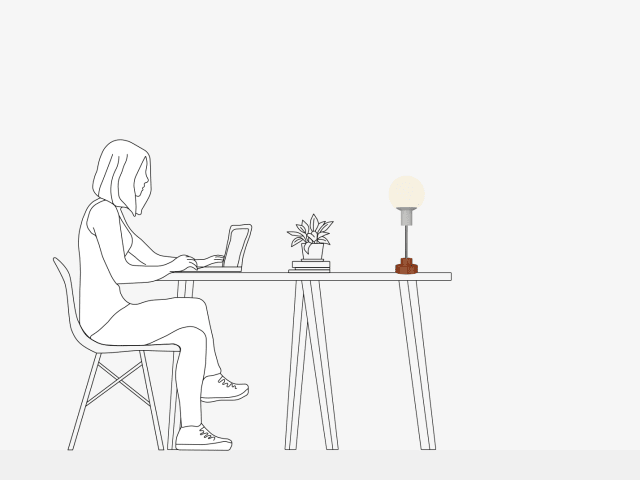 Table Light scale photo