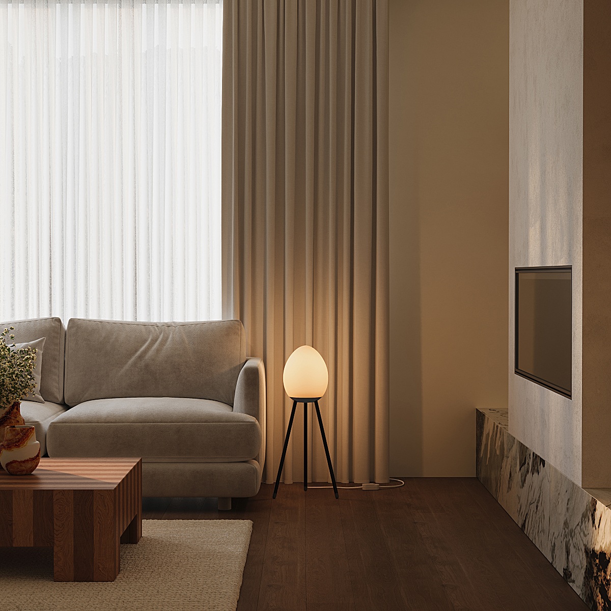 Baltra Lantern Floor Light by Kickie Chudikova | Gantri®