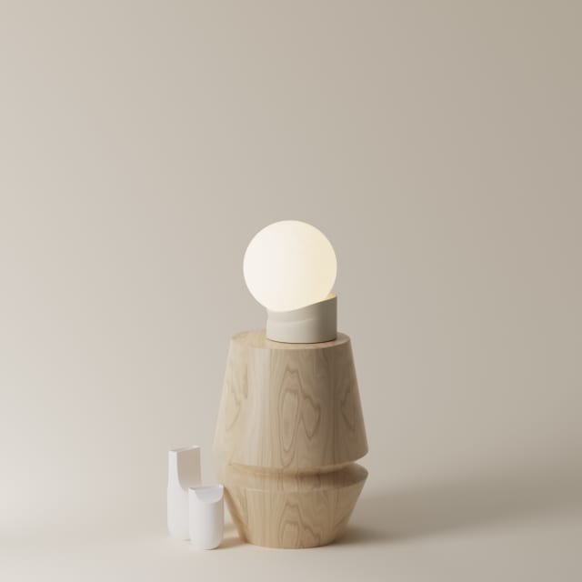 Weight Table Light by Sam Gwilt