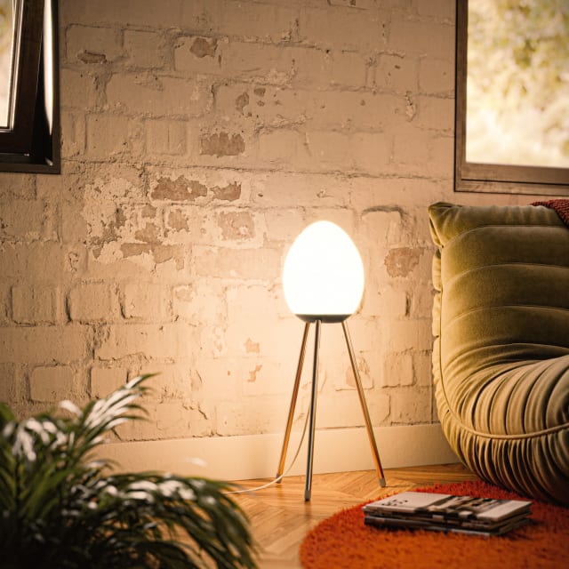 Baltra Lantern Floor Light by Kickie Chudikova