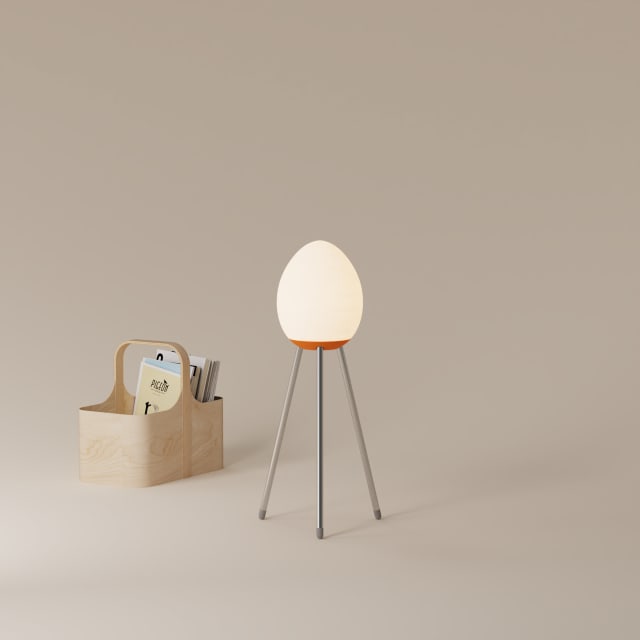 Baltra Lantern Floor Light by Kickie Chudikova