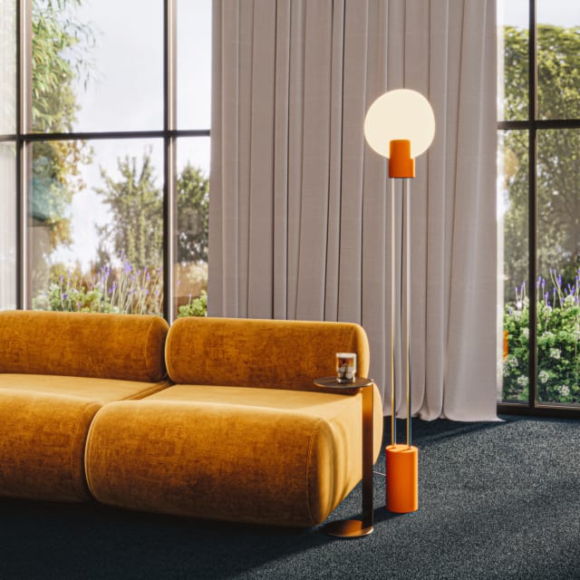 Pavone Floor Light by Viviana Degrandi