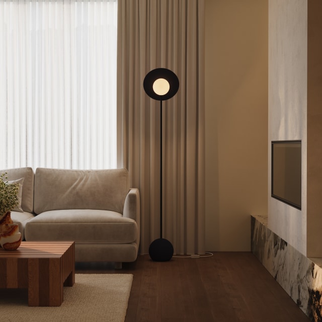 Noah Floor Light by Filippo Mambretti Design Studio