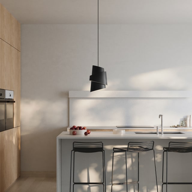 Croissant Pendant Light by Teixeira Design Studio