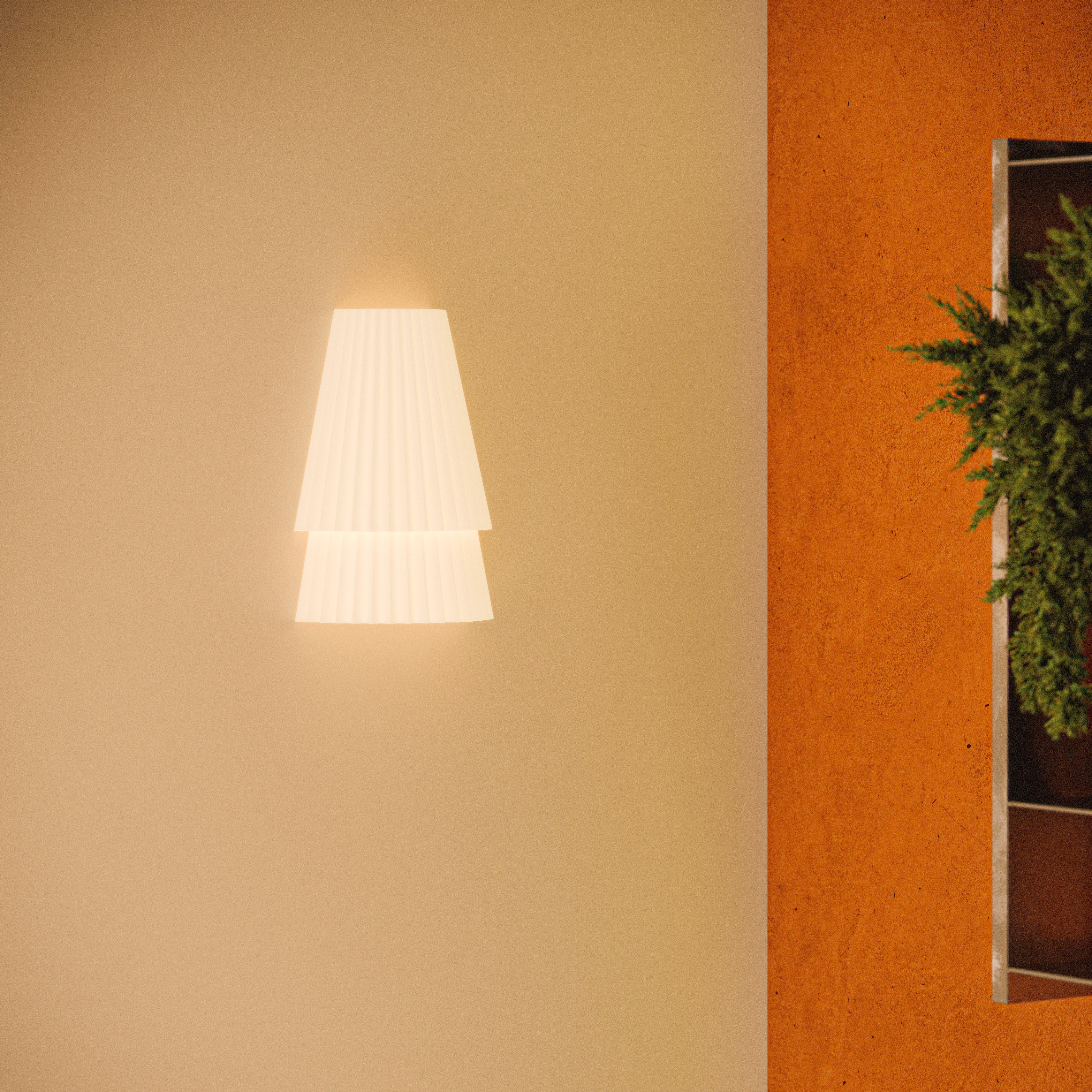 Pleat Wall Sconce by Madeline Isakson | Gantri®