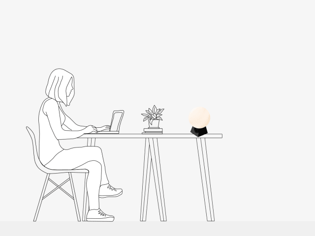 Table Light scale photo