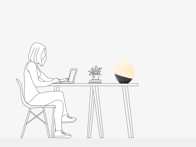 Table Light scale photo