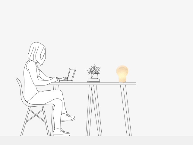 Table Light scale photo