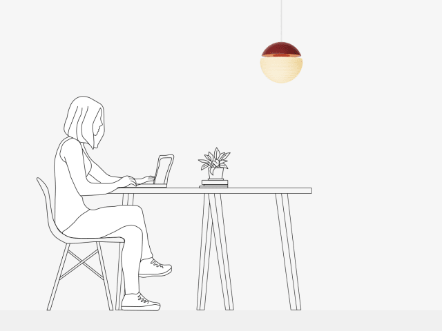Pendant Light scale photo
