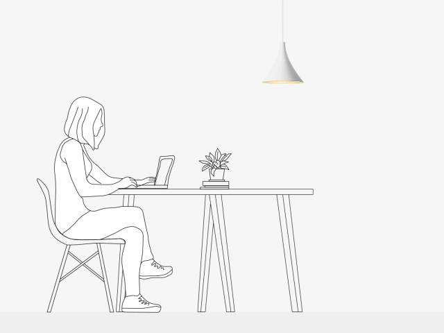 Pendant Light scale photo