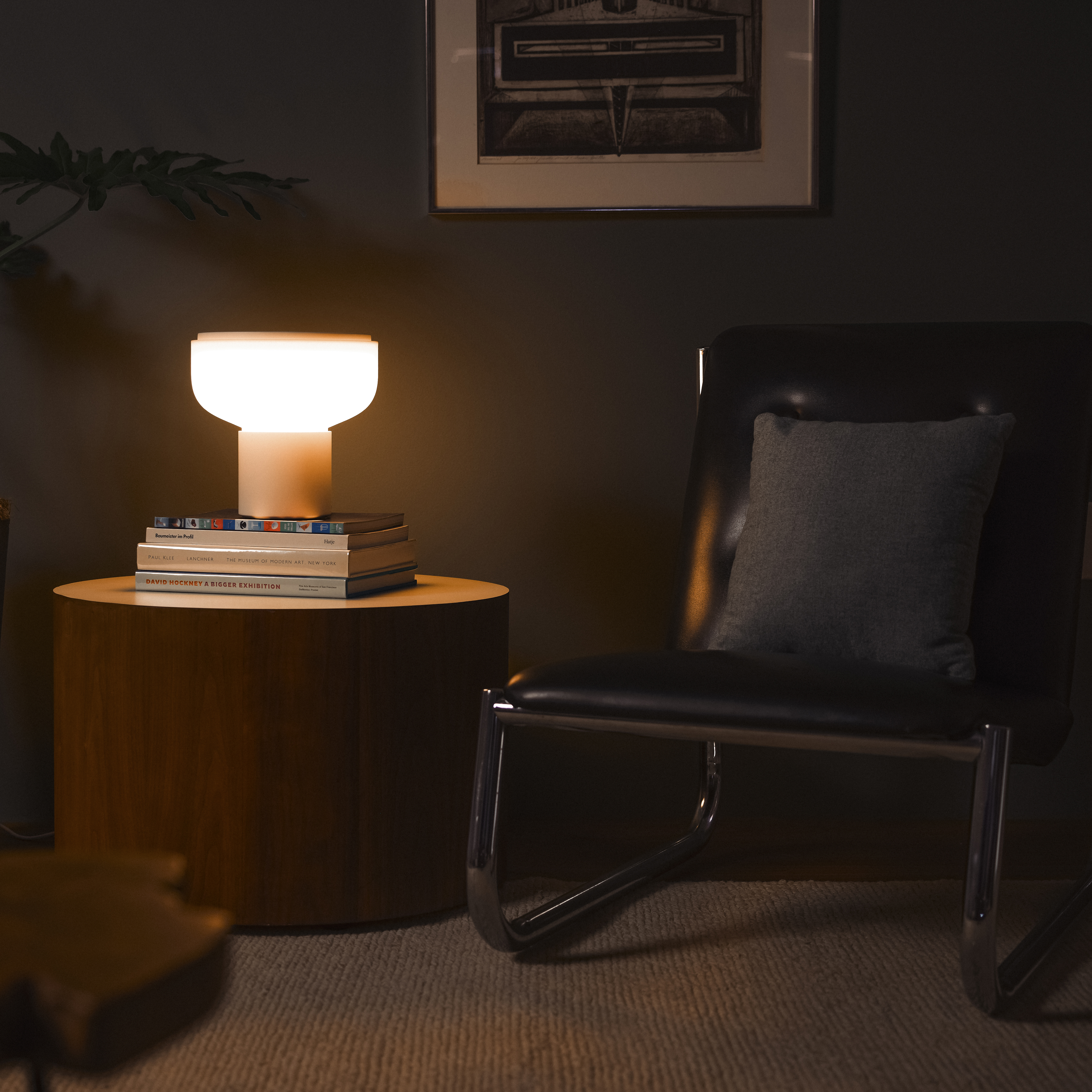 Arpeggio Sideboard Table Light by Studio Elk in Sand 10 tall