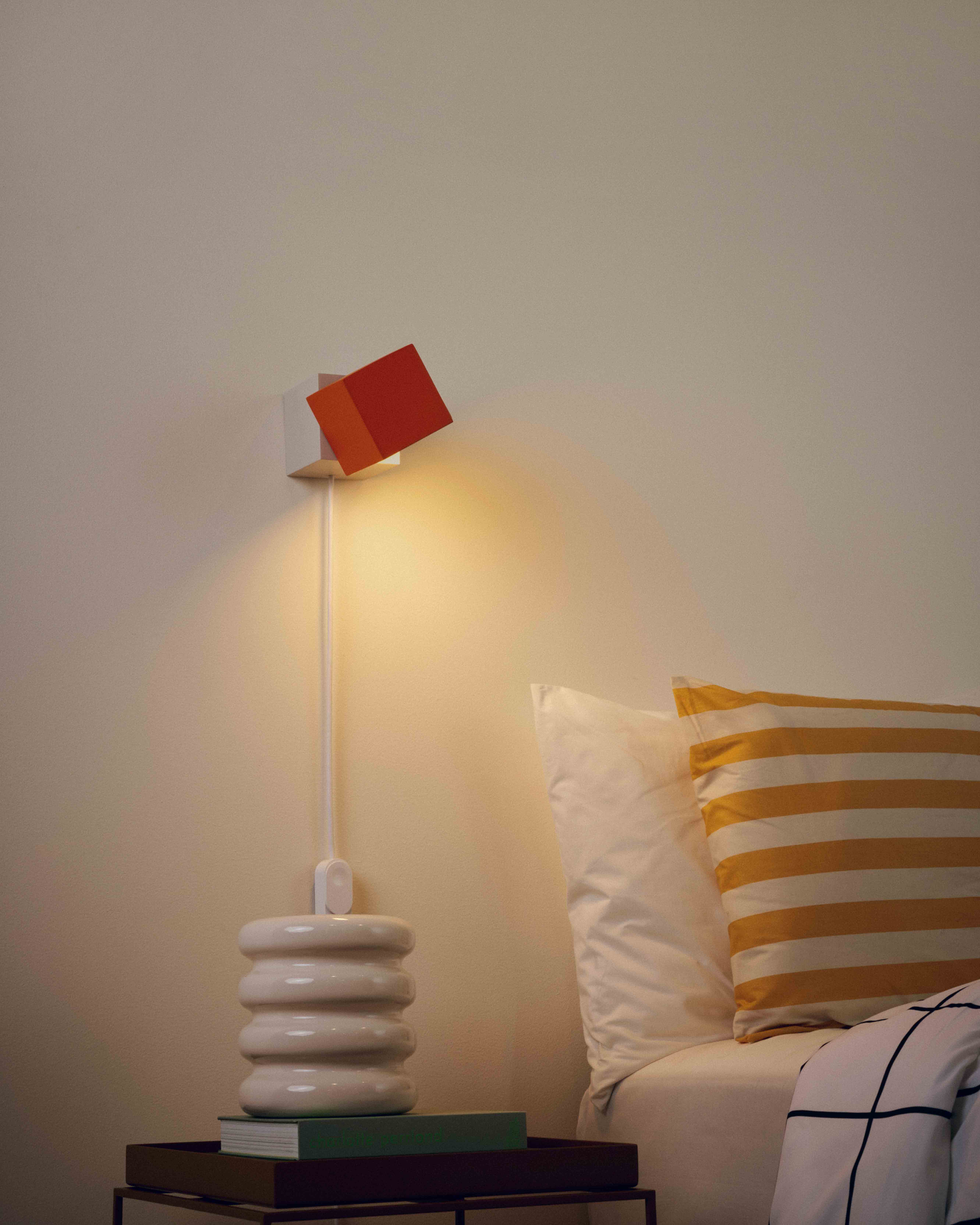Analog Wall Light by Chris Granneberg in Persimmon 4 tall