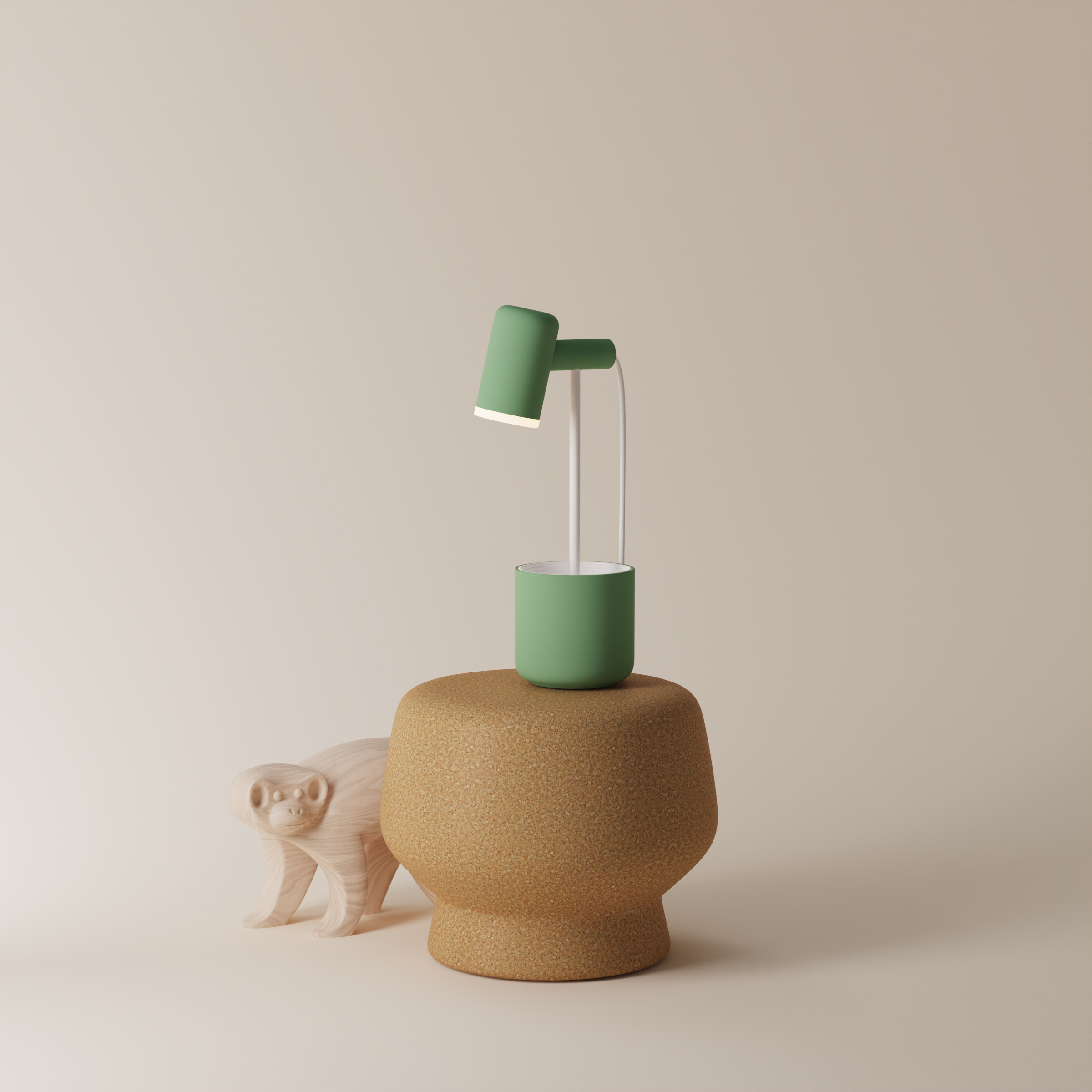 kaze to mori grow table（ネオンイエロー) kaze to mori grow table