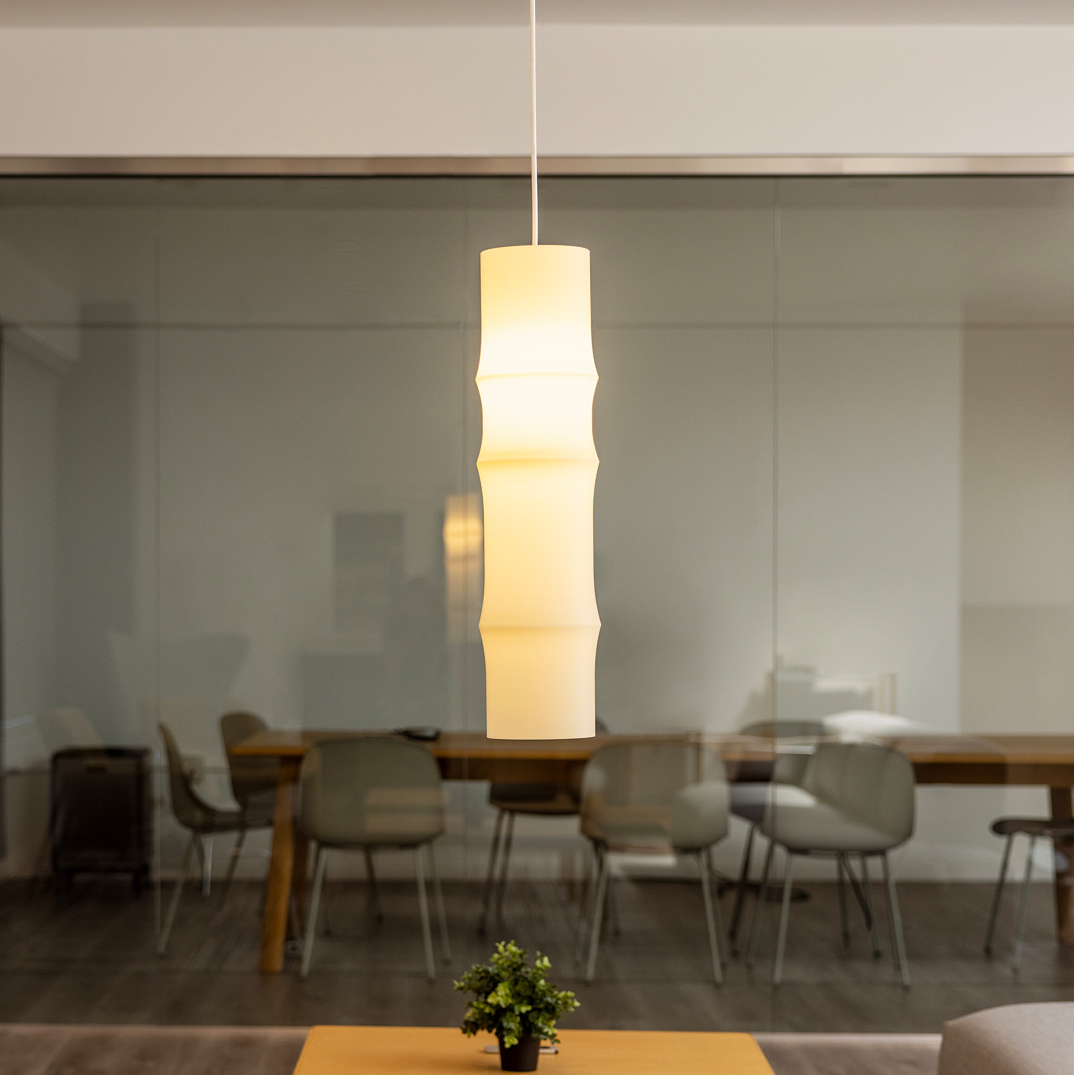 Bamboo Large Pendant Light by Viviana Degrandi 24.5 tall