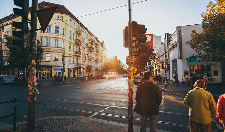 Street shot of berlin