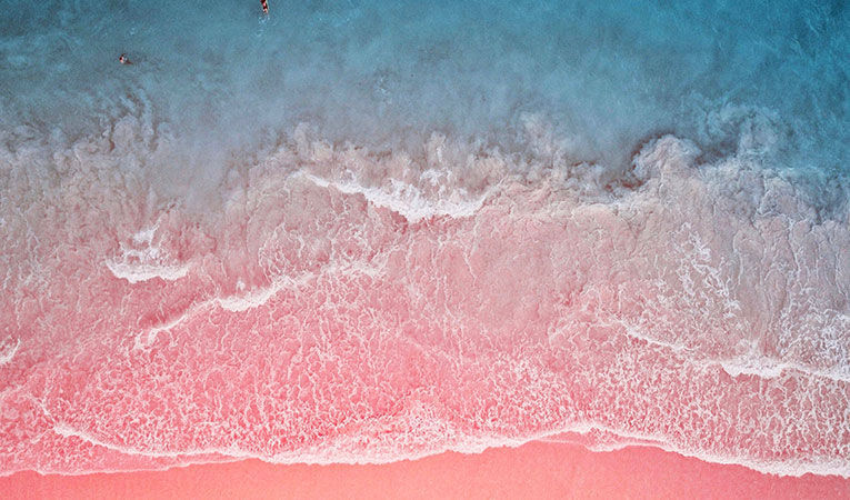 pink beach