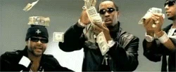 Gif, P Diddy making it rain