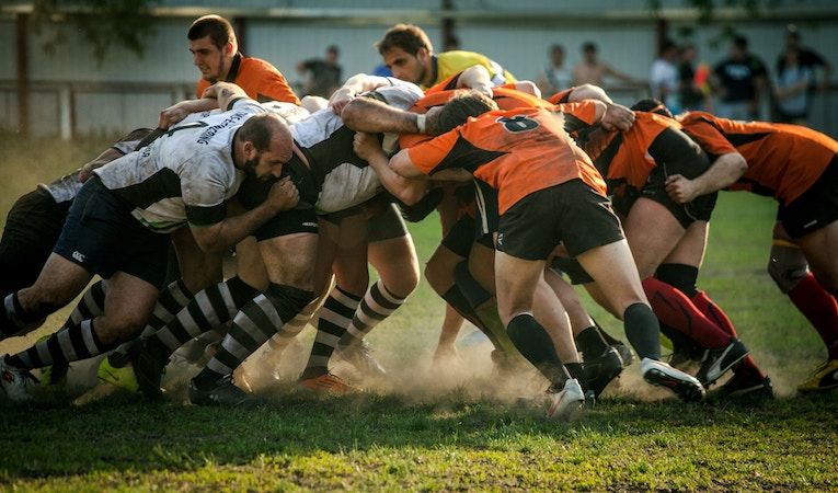 rugby match in australia